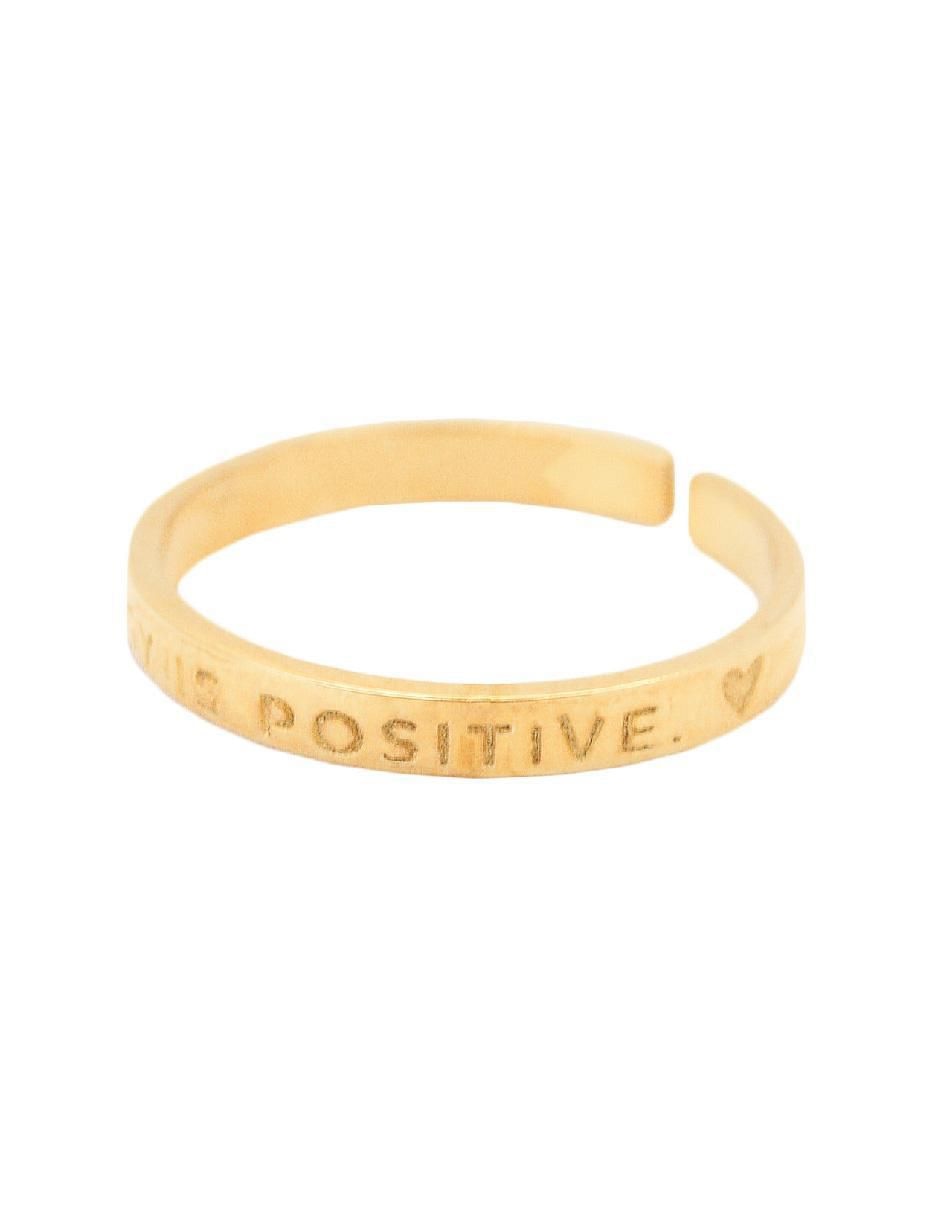 Anillo redondo Empowerment & Self-Love P 925 de plata brillante 5