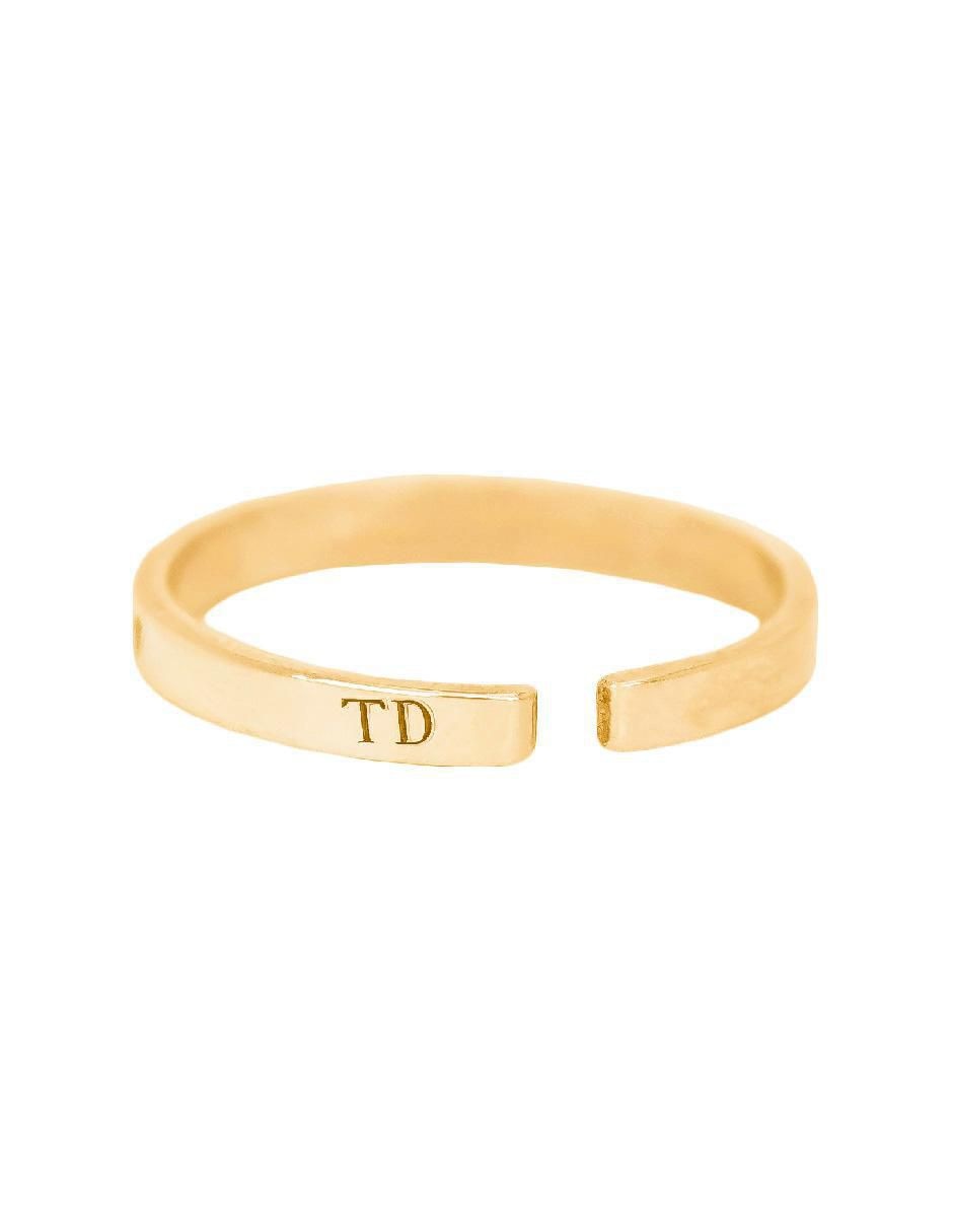Anillo redondo Empowerment & Self-Love P 925 de plata brillante
