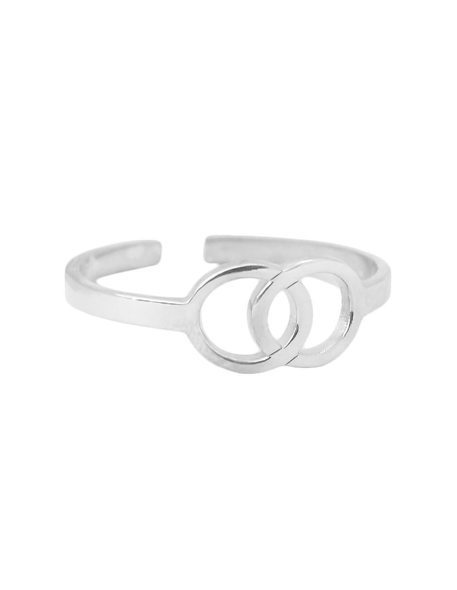 Anillo redondo Somos Uno P 925 de plata brillante 3