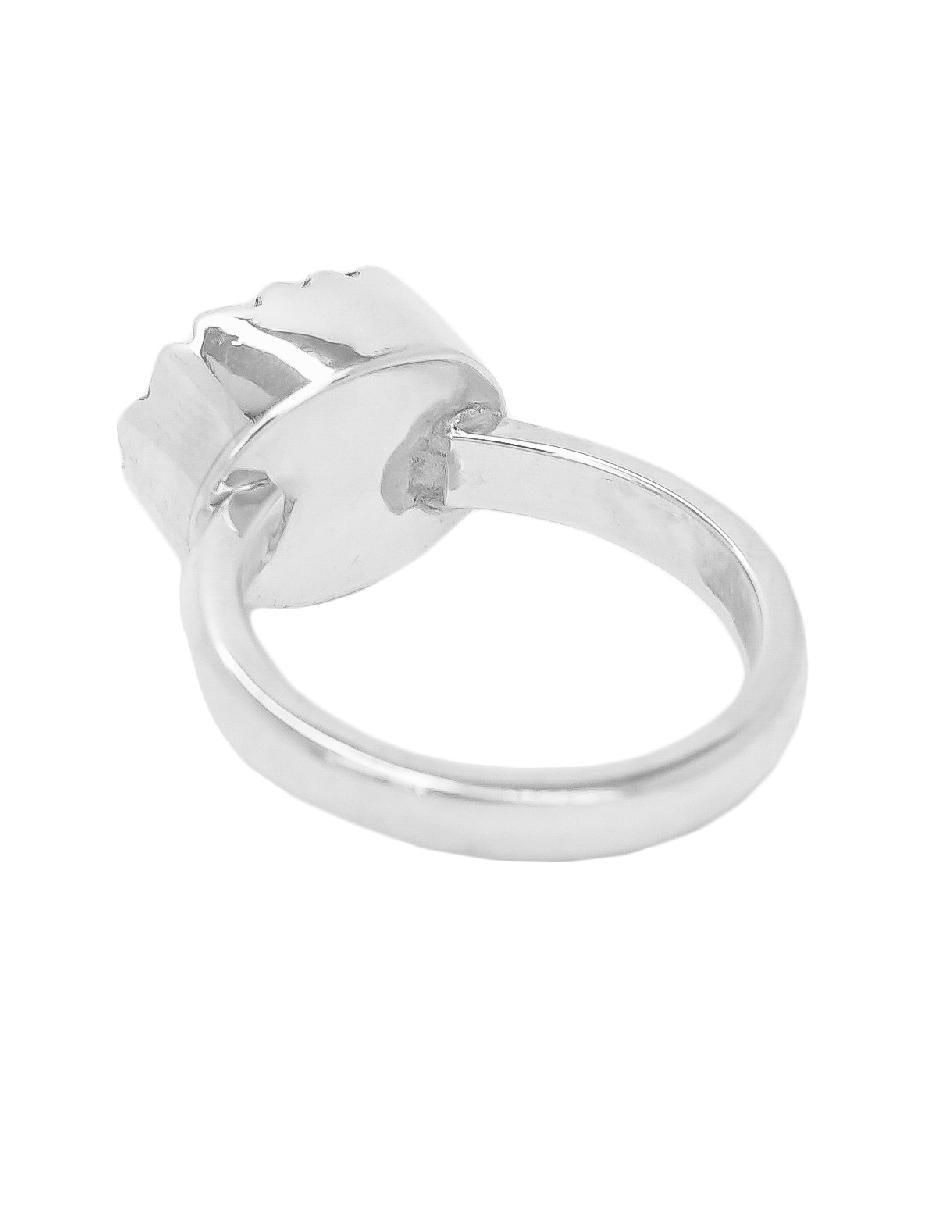 Anillo redondo Tesoros Del Océano P 925 de plata perla brillante