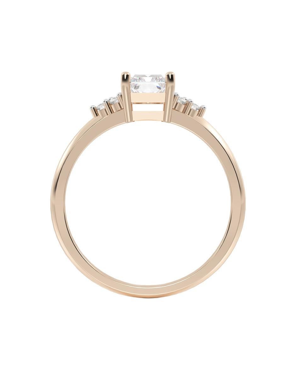 Anillo de compromiso 14 k 3