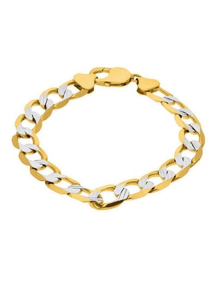 Pulsera de oro amarillo 14 K acabado brillante Pulsera de oro amarillo 14 K acabado brillante