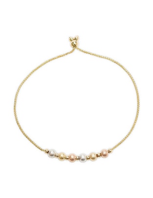 Pulsera de oro florentino 14 K acabado brillante Pulsera de oro florentino 14 K acabado brillante