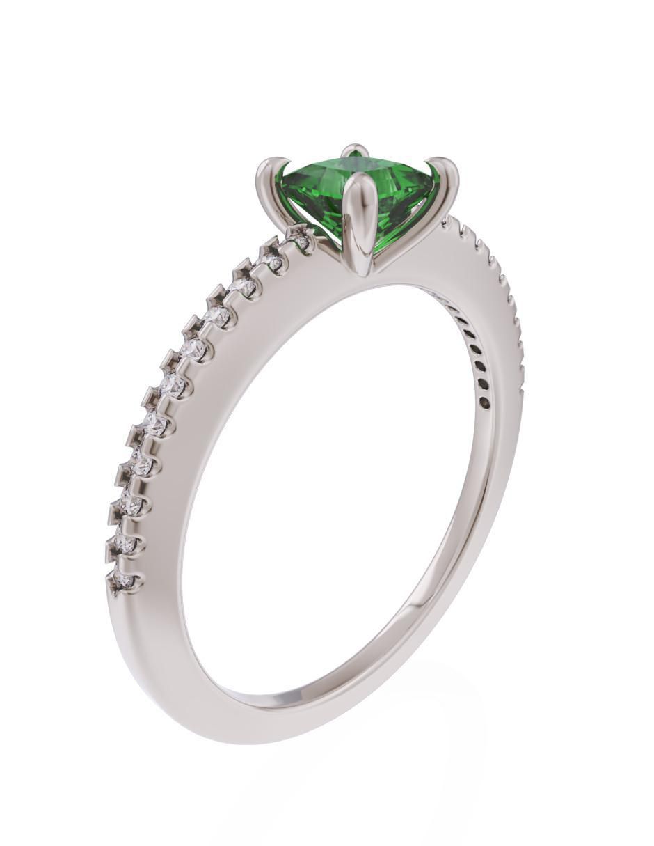 Anillo de compromiso 14 k Eternidad 2025 3