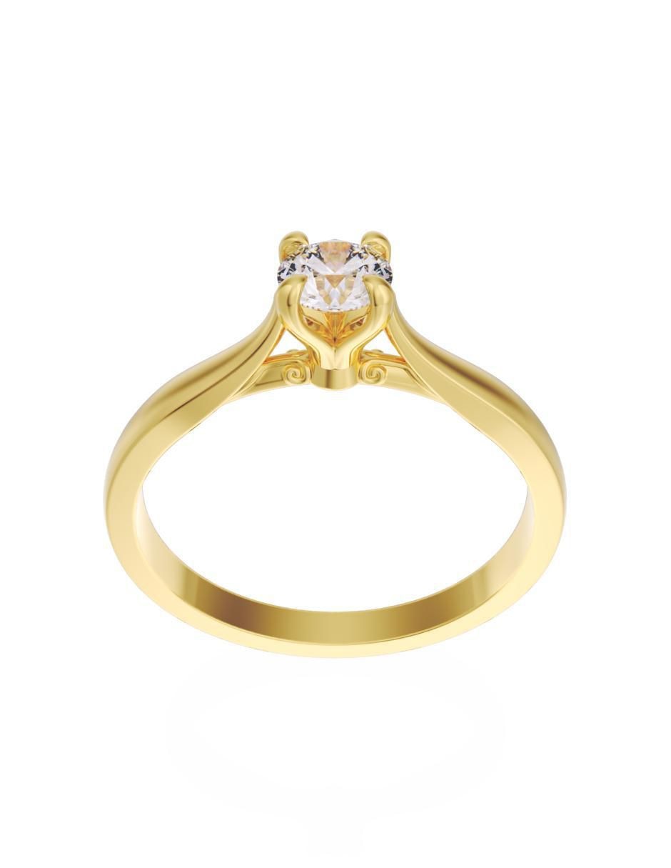 Anillo de compromiso 14 k Eternidad 2025 2