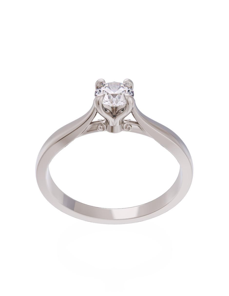 Anillo de compromiso 14 k Eternidad 2025 3