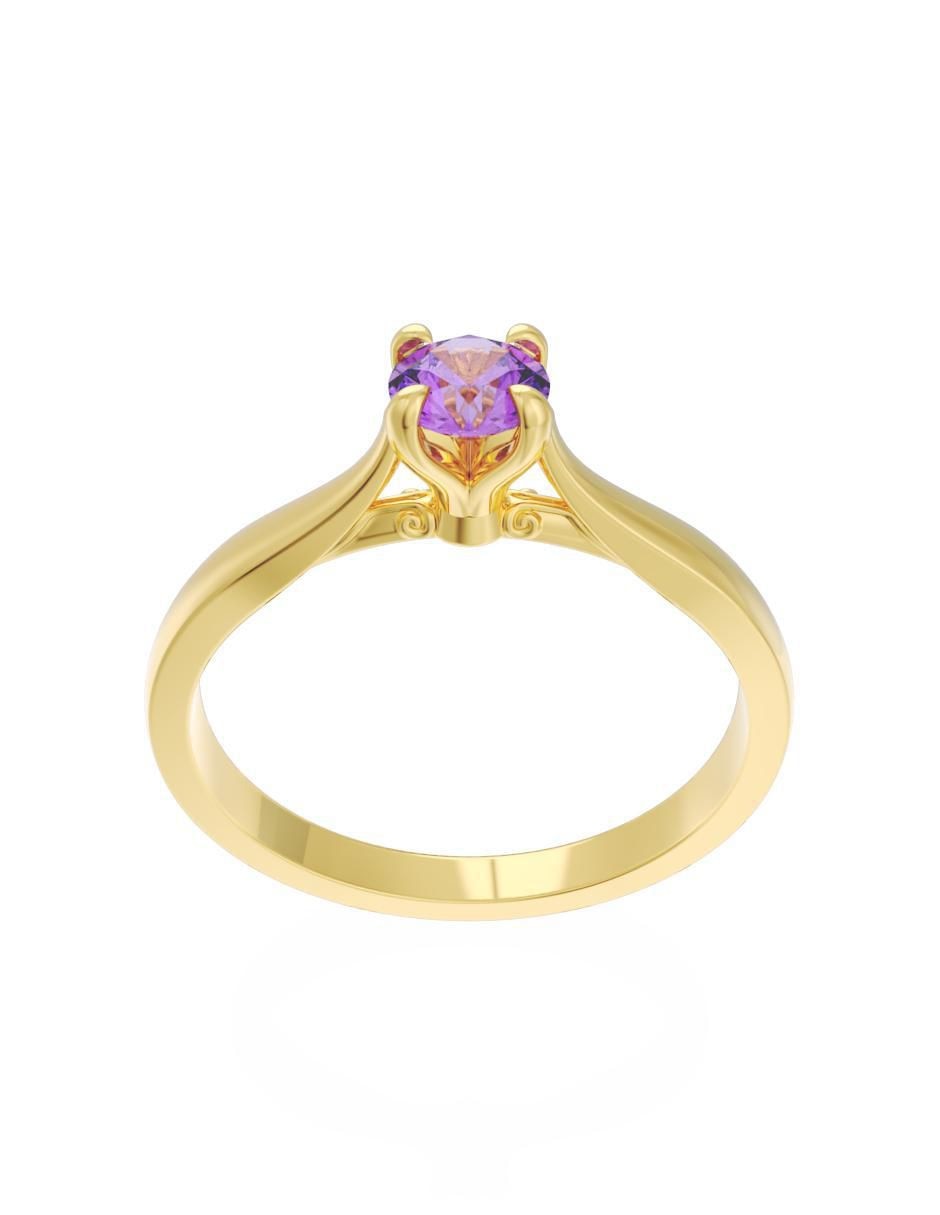 Anillo de compromiso 14 k Eternidad 2025 3