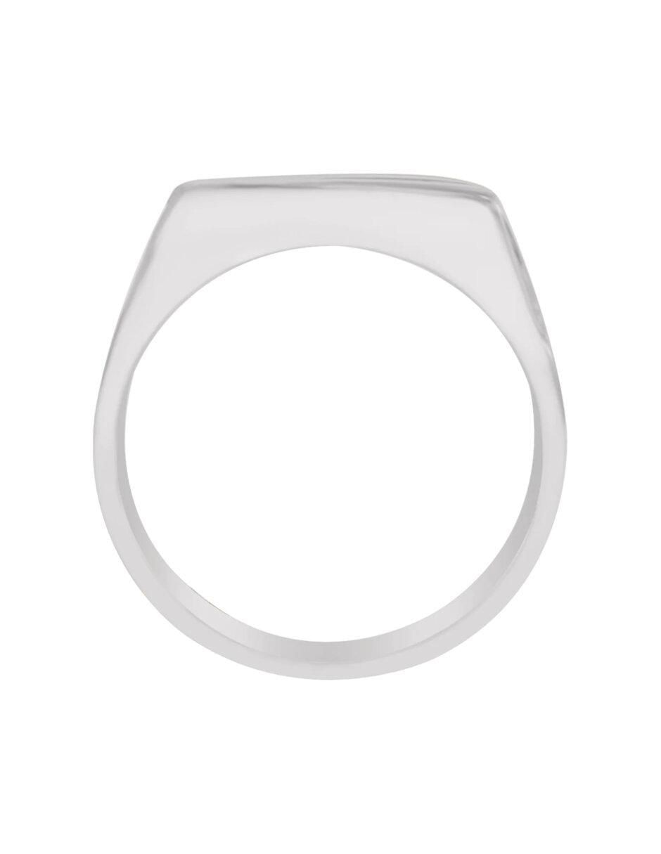 Anillo redondo Celso 14 k de oro rubí y diamante brillante 2