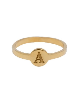 Anillo redondo P 925 de plata brillante