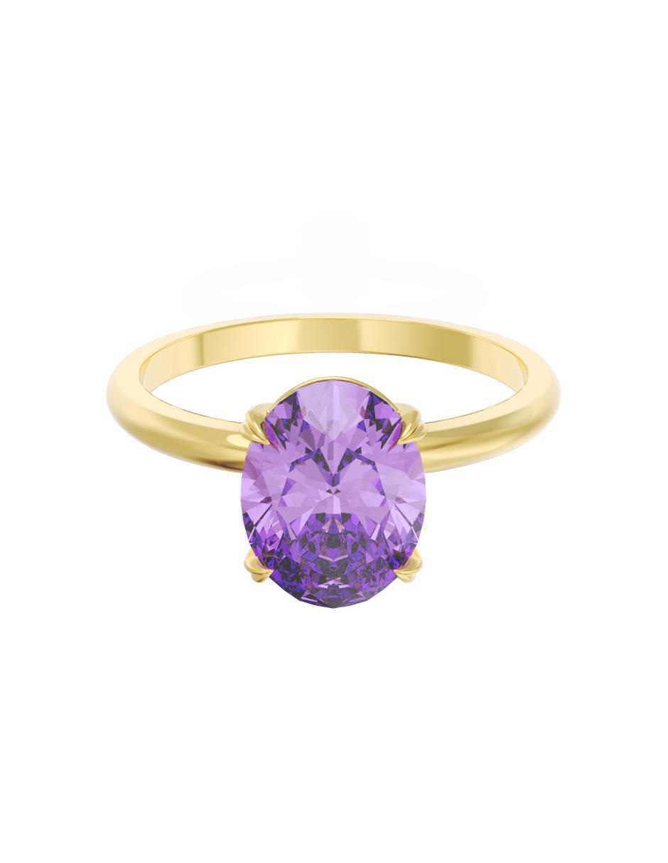 Anillo de compromiso 14 k Eternidad 1