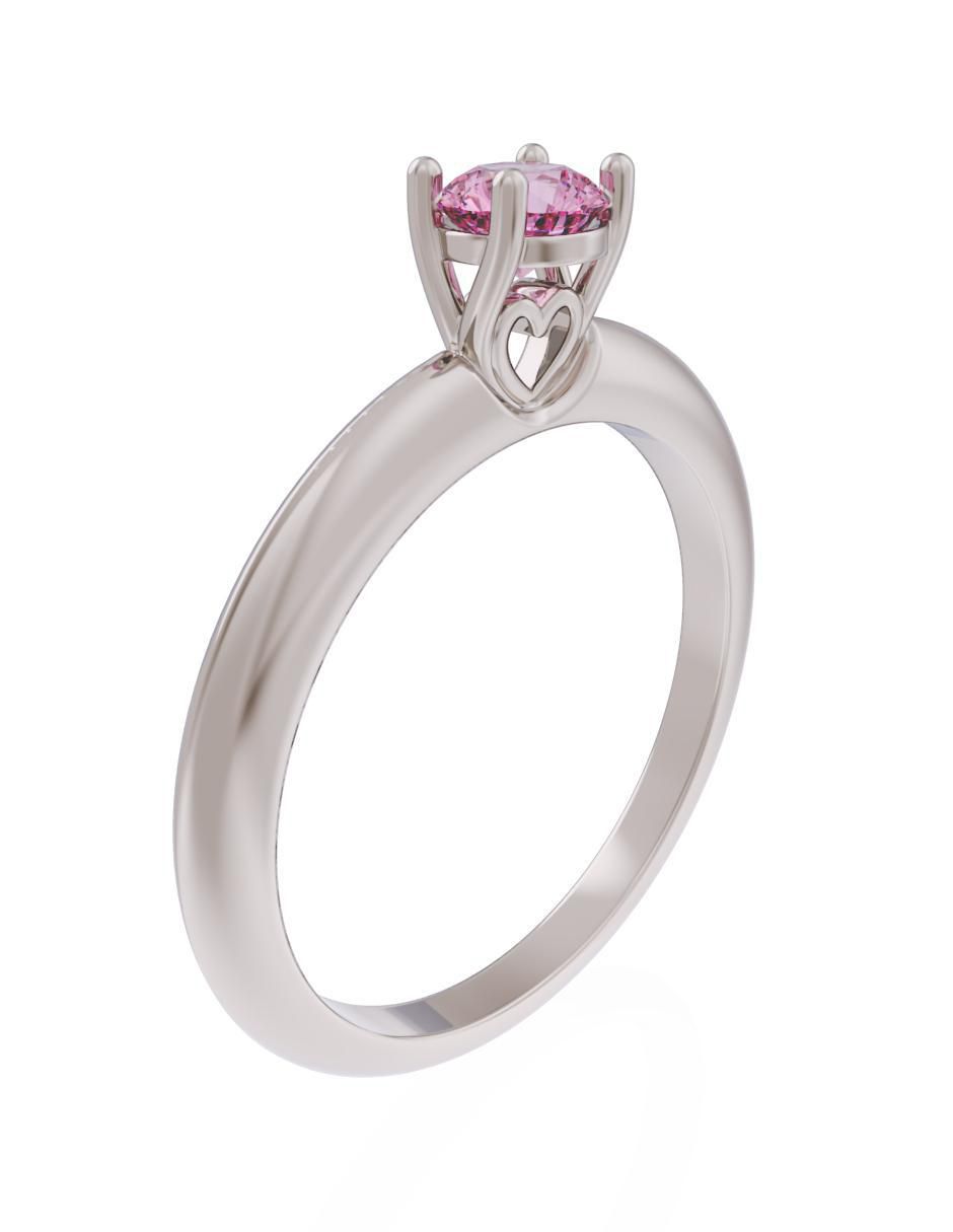 Anillo de compromiso 14 k Eternidad 3