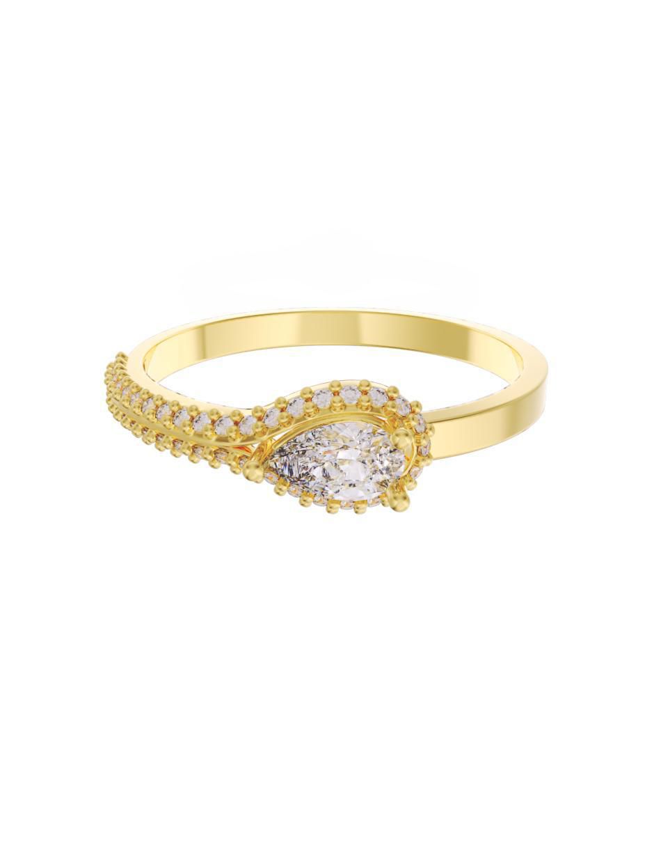 Anillo de compromiso 14 k Eternidad