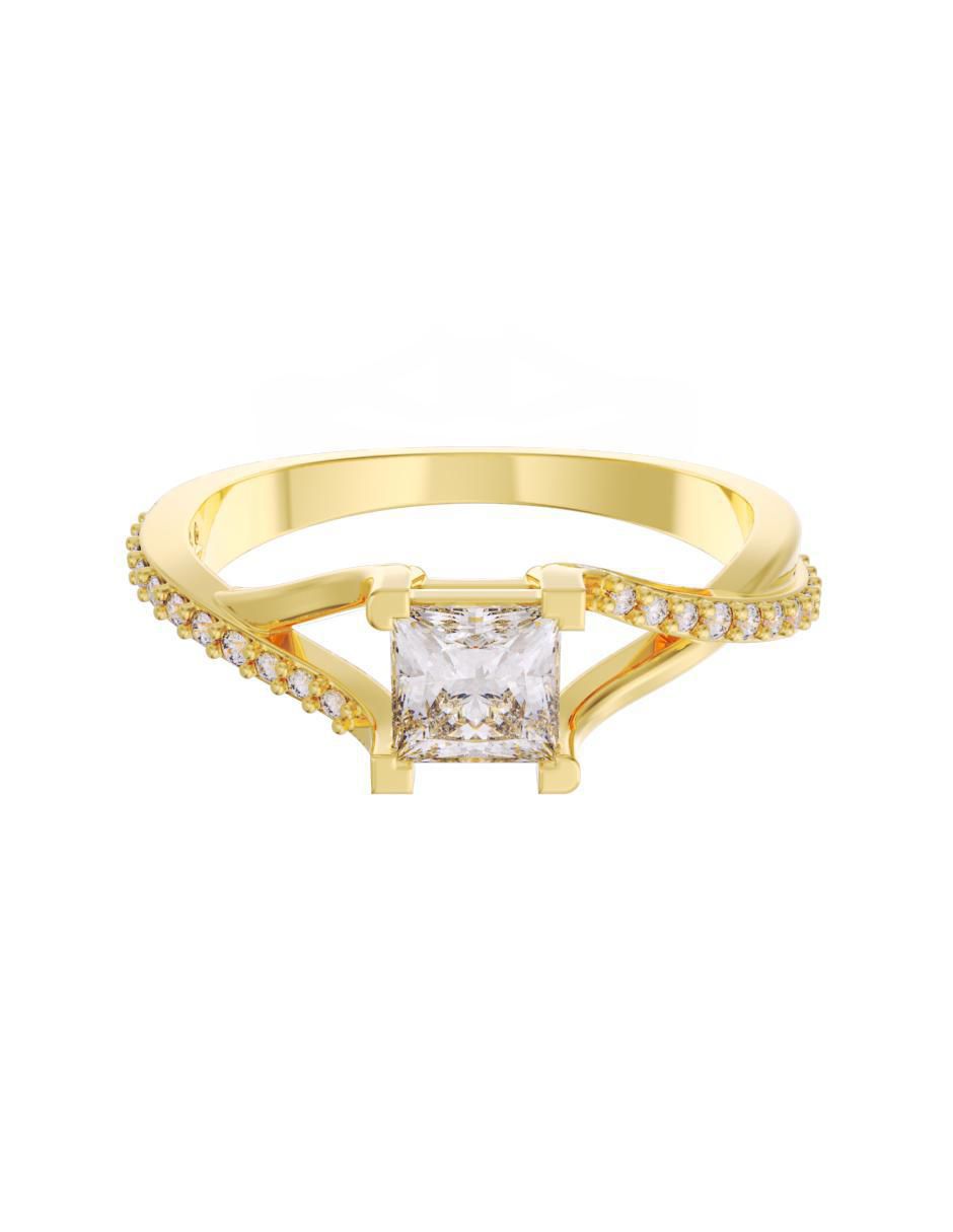 Anillo de compromiso 14 k Eternidad Anillo de compromiso 14 k Eternidad