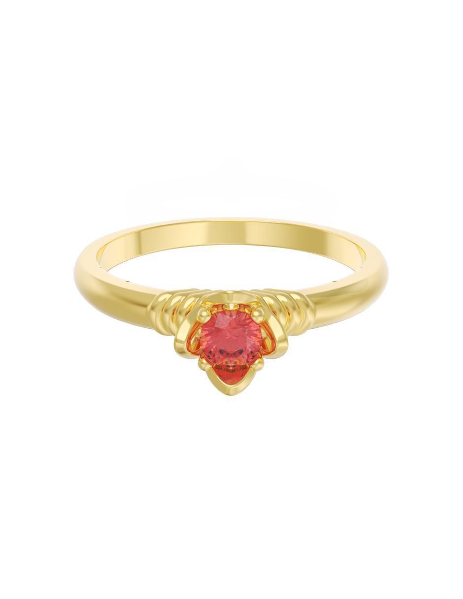 Anillo de compromiso 14 k Eternidad 1