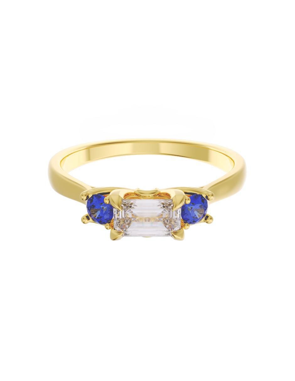 Anillo de compromiso 14 k Eternidad Anillo de compromiso 14 k Eternidad
