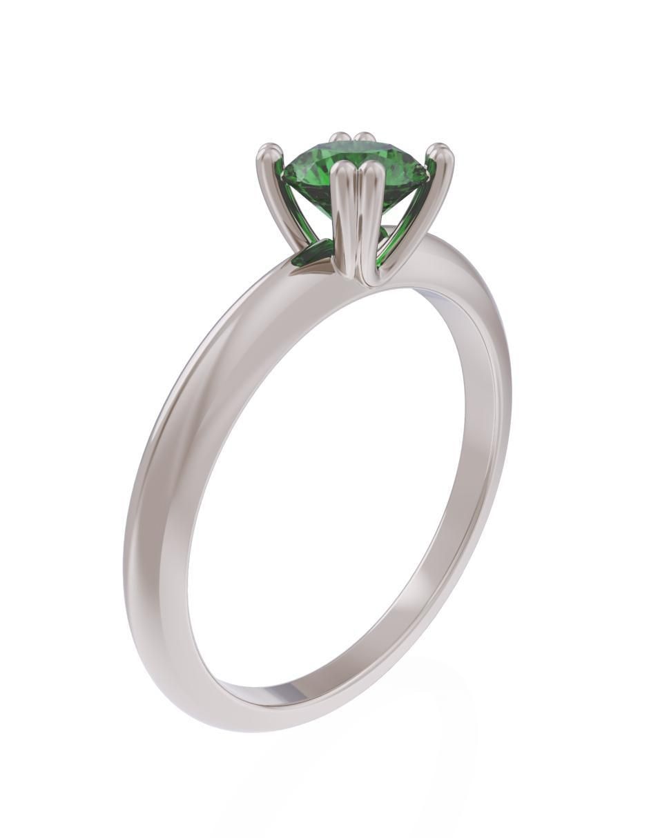 Anillo de compromiso 14 k Eternidad 3
