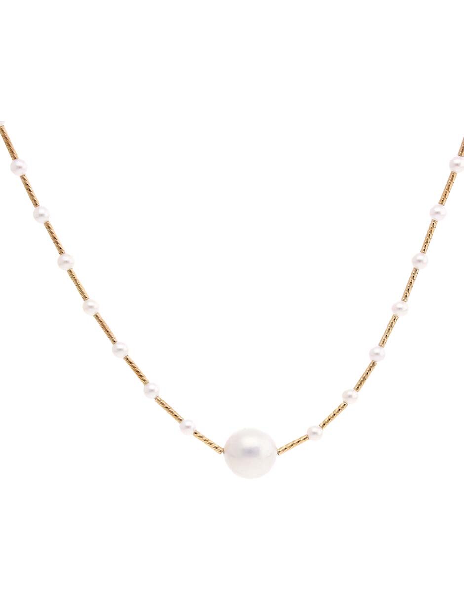 Collar de oro 14 K 1