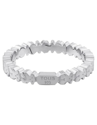 Anillo de oso Straight Oso P 925 de plata brillante Anillo de oso Straight Oso P 925 de plata brillante