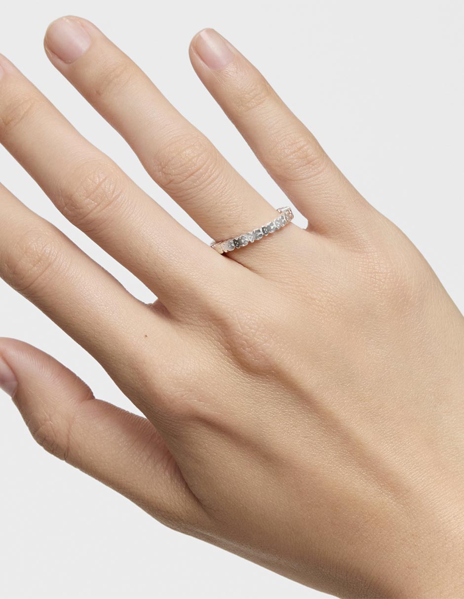 Anillo de oso Straight Oso P 925 de plata brillante 6