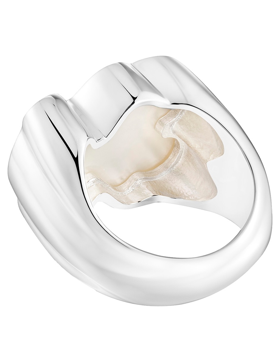 Anillo de oso Icon Color Oso P 925 de plata nácar brillante 5