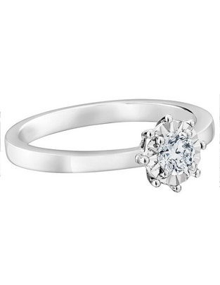 Anillo Les Classiques 18 k de oro blanco diamante brillante