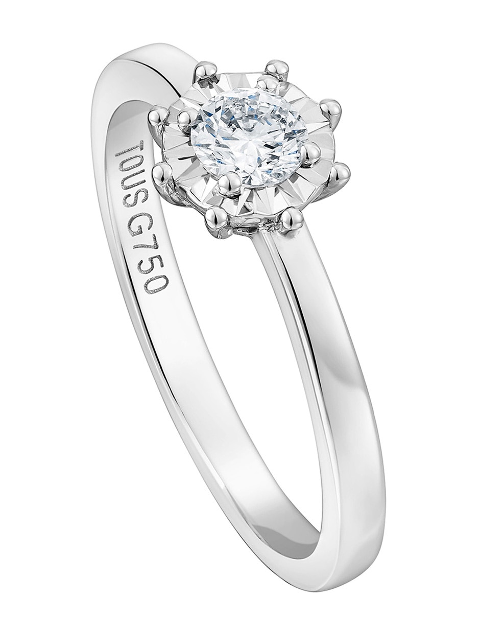 Anillo Les Classiques 18 k de oro blanco diamante brillante 5