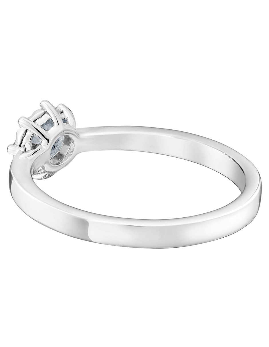 Anillo Les Classiques 18 k de oro blanco diamante brillante