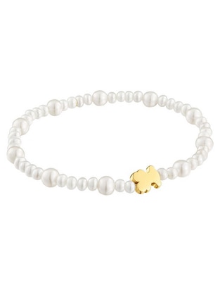 Pulsera Tous de oro amarillo 18 k Sweet Dolls con acabado brillante