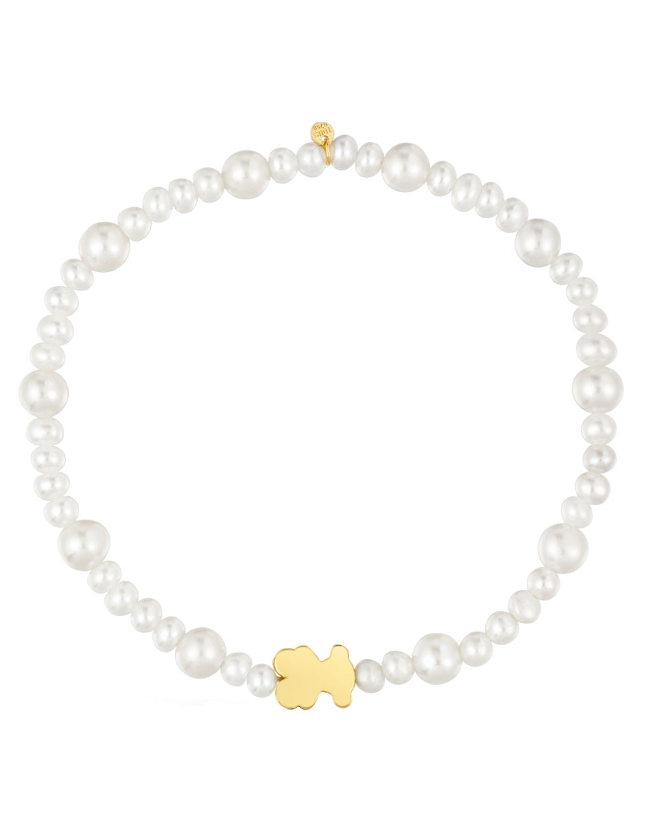 Pulsera Tous de oro amarillo 18 k Sweet Dolls con acabado brillante
