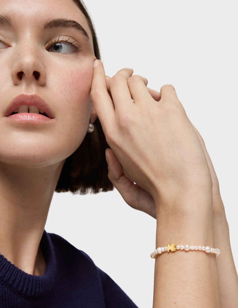 Pulsera Tous de oro amarillo 18 k Sweet Dolls con acabado brillante