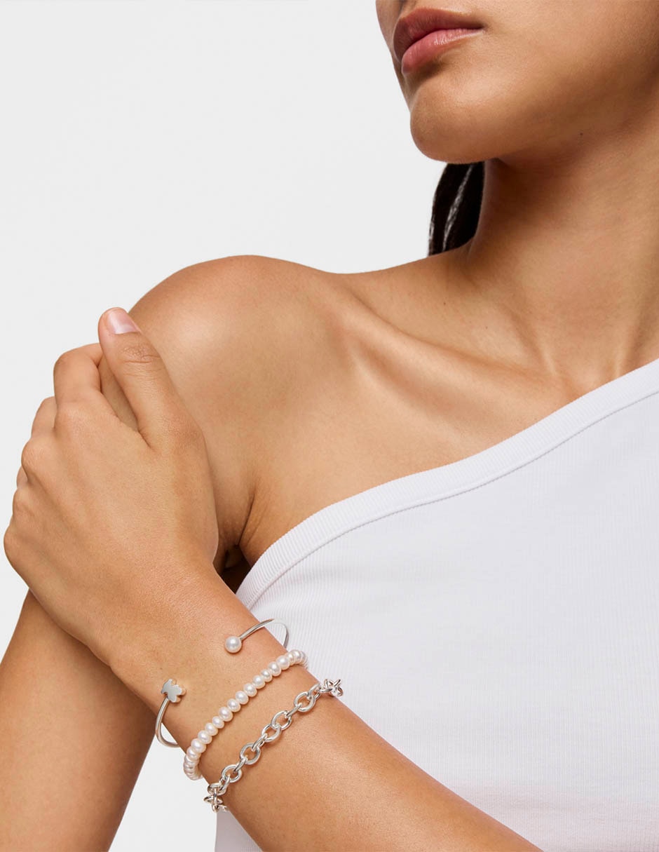 Pulsera de plata P 925 Sweet Dolls con acabado brillante Pulsera de plata P 925 Sweet Dolls con acabado brillante