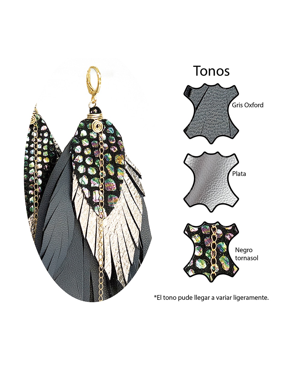 Aretes de pluma 3
