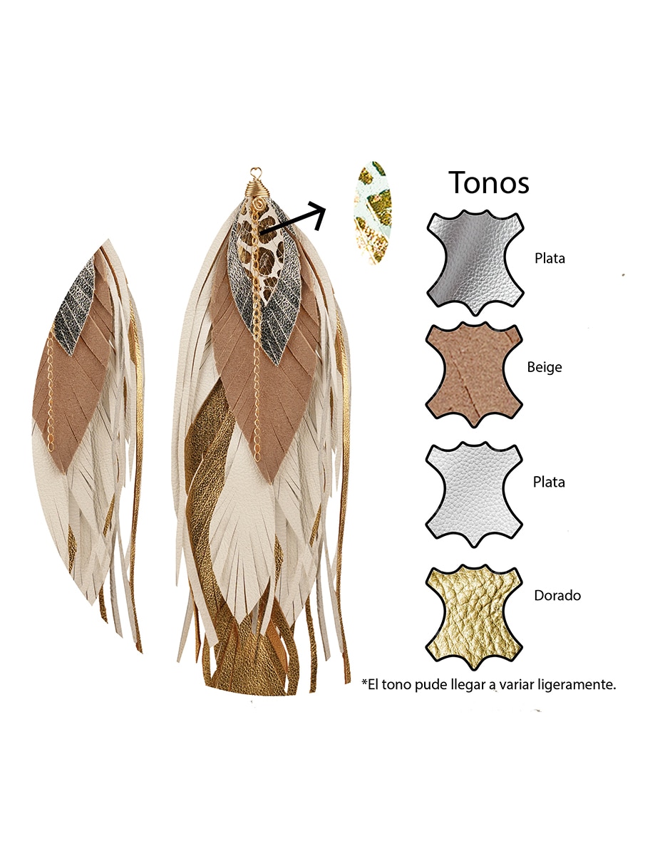 Aretes de pluma 3