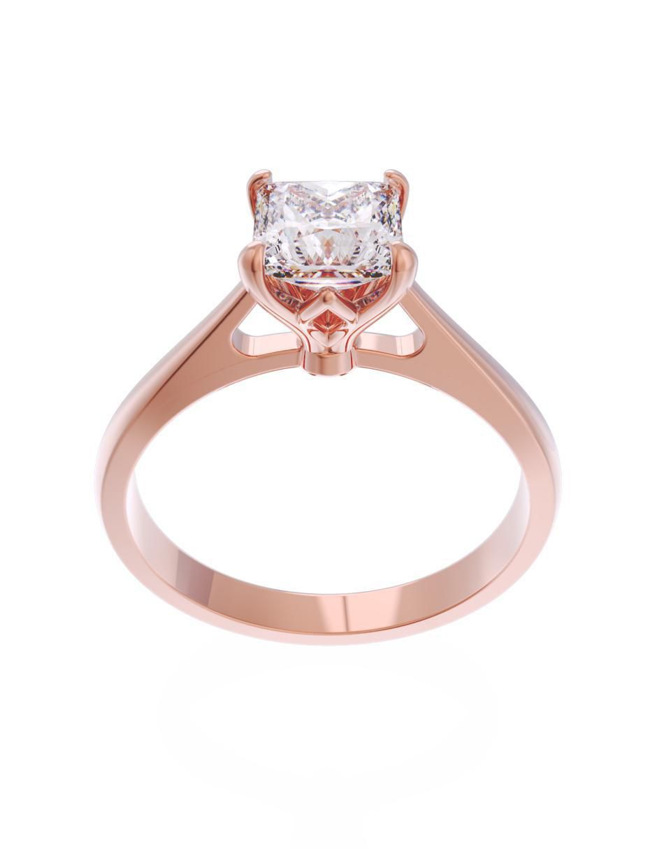 Anillo de compromiso 10 k Eternidad 2
