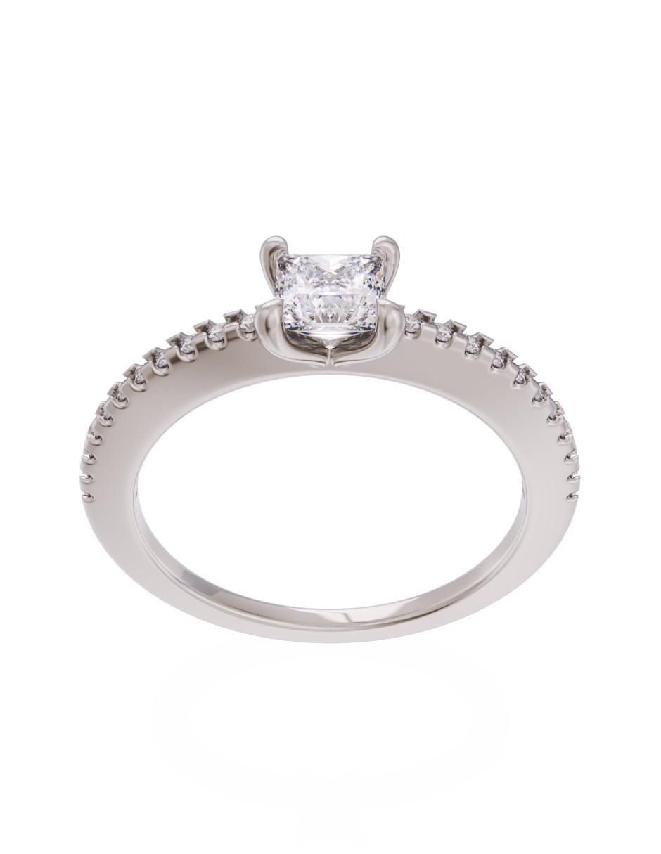 Anillo de compromiso 10 k Eternidad 2