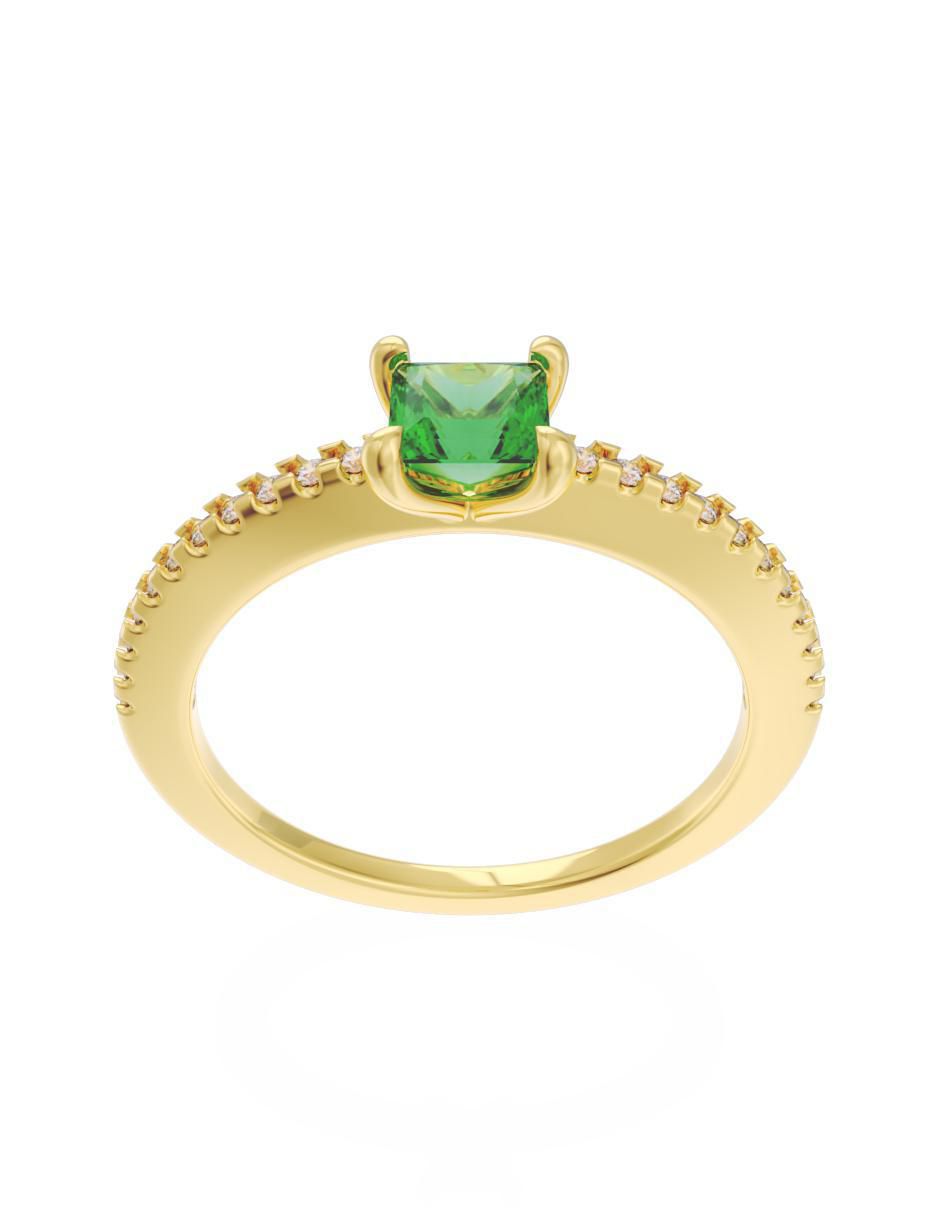 Anillo de compromiso 10 k Eternidad 2