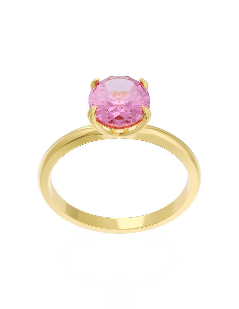 Anillo de compromiso 10 k Eternidad 2