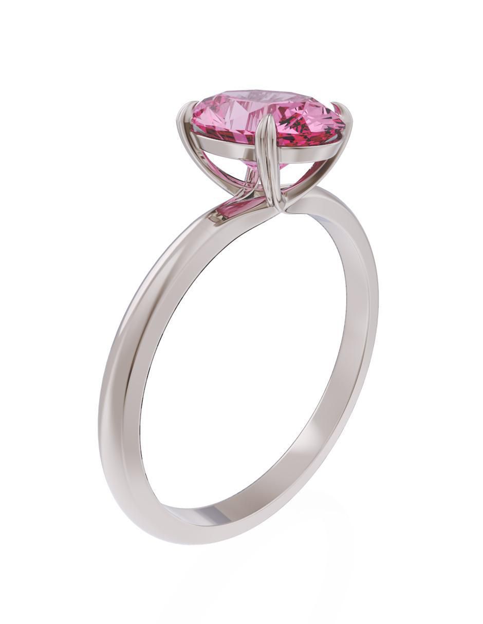 Anillo de compromiso 10 k Eternidad 3