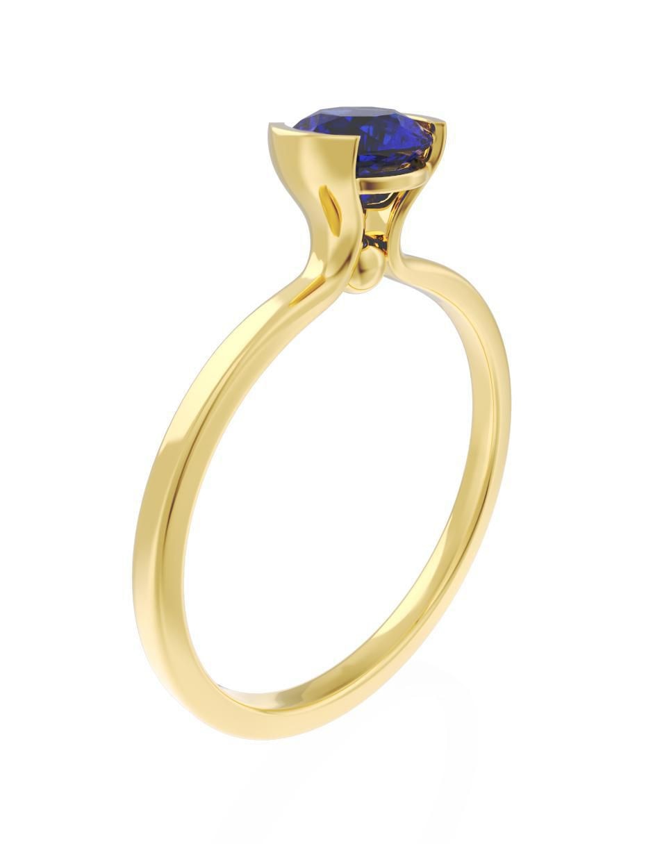Anillo de compromiso 10 k Eternidad 2