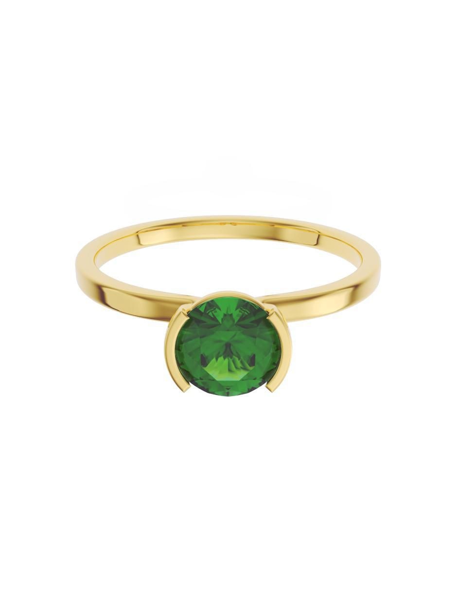 Anillo de compromiso 10 k Eternidad 1