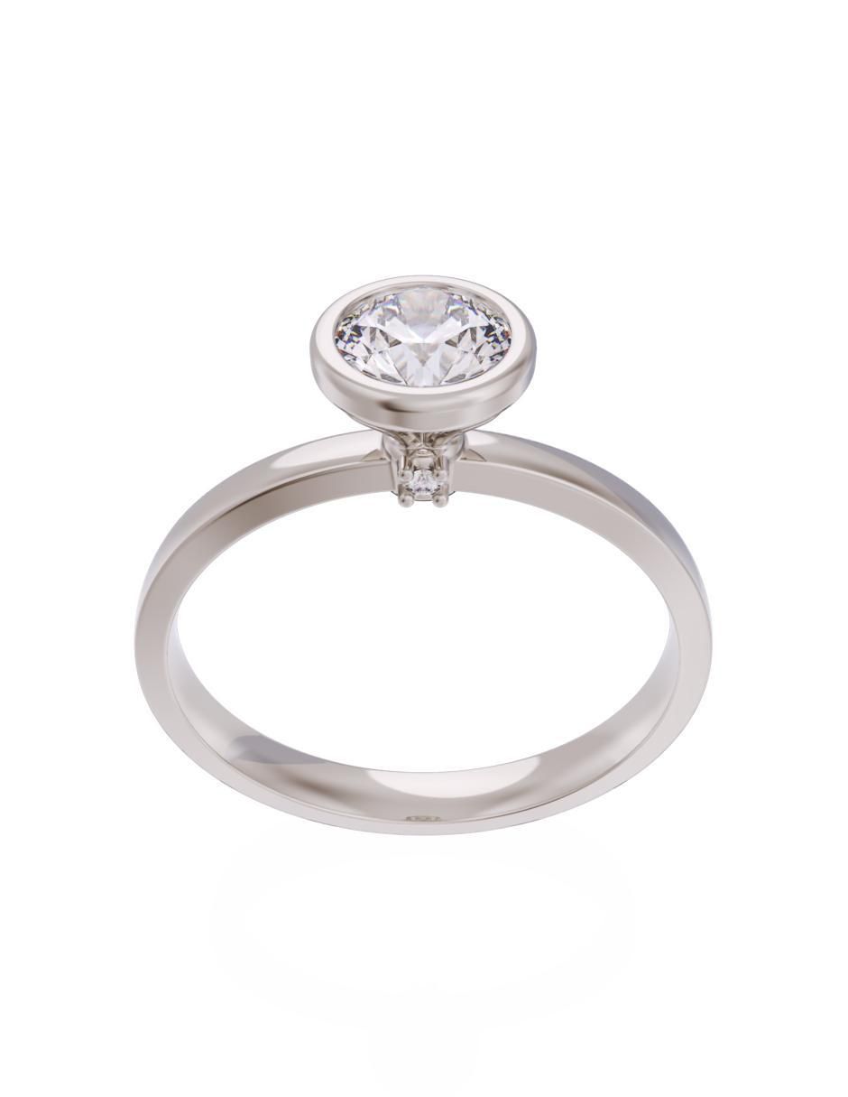 Anillo de compromiso 10 k Eternidad 2