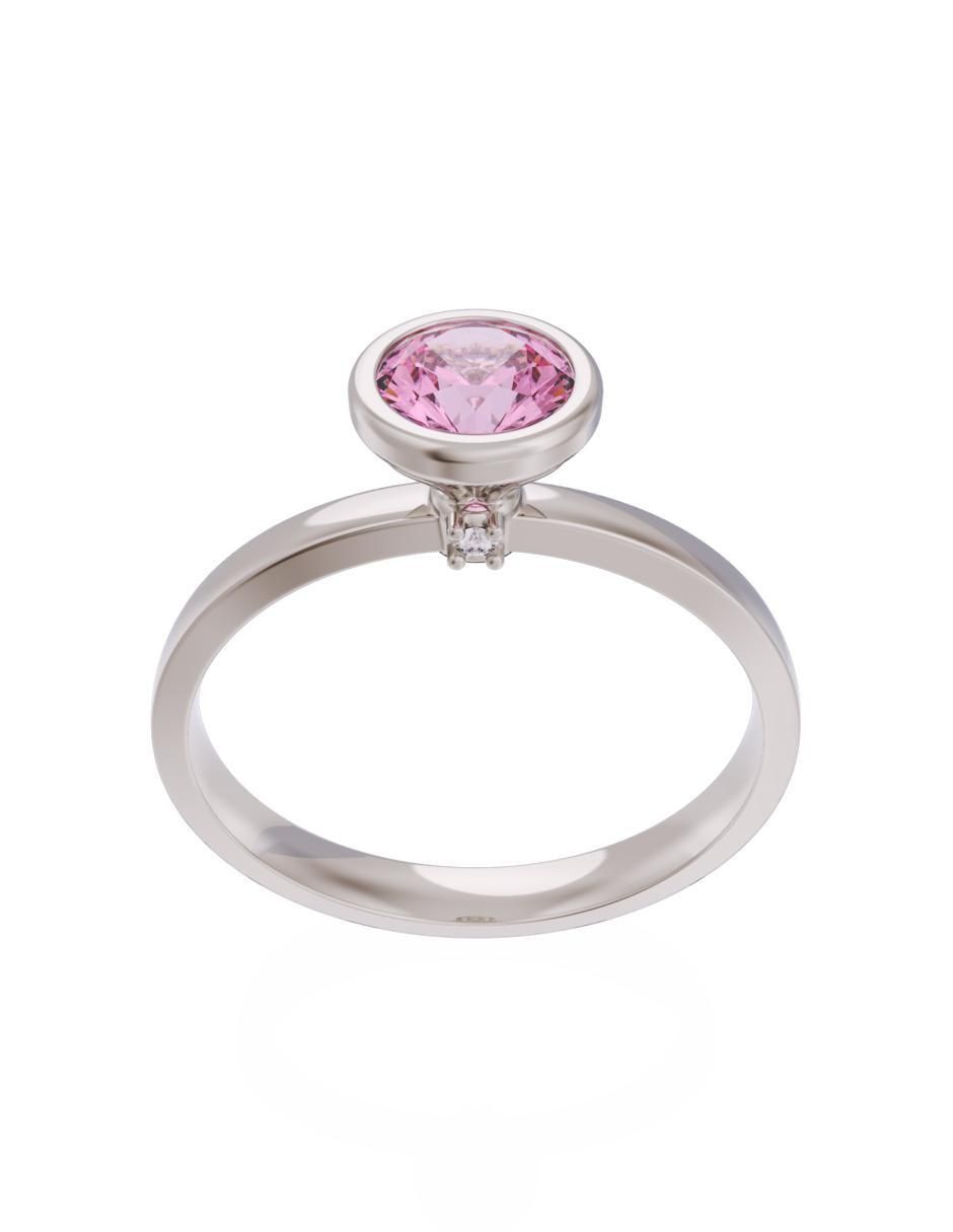 Anillo de compromiso 10 k Eternidad 2