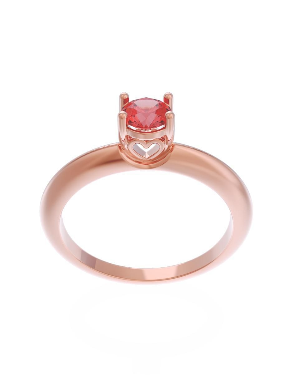 Anillo de compromiso 10 k Eternidad 2