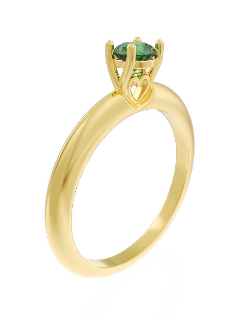 Anillo de compromiso 10 k Eternidad 2025 3