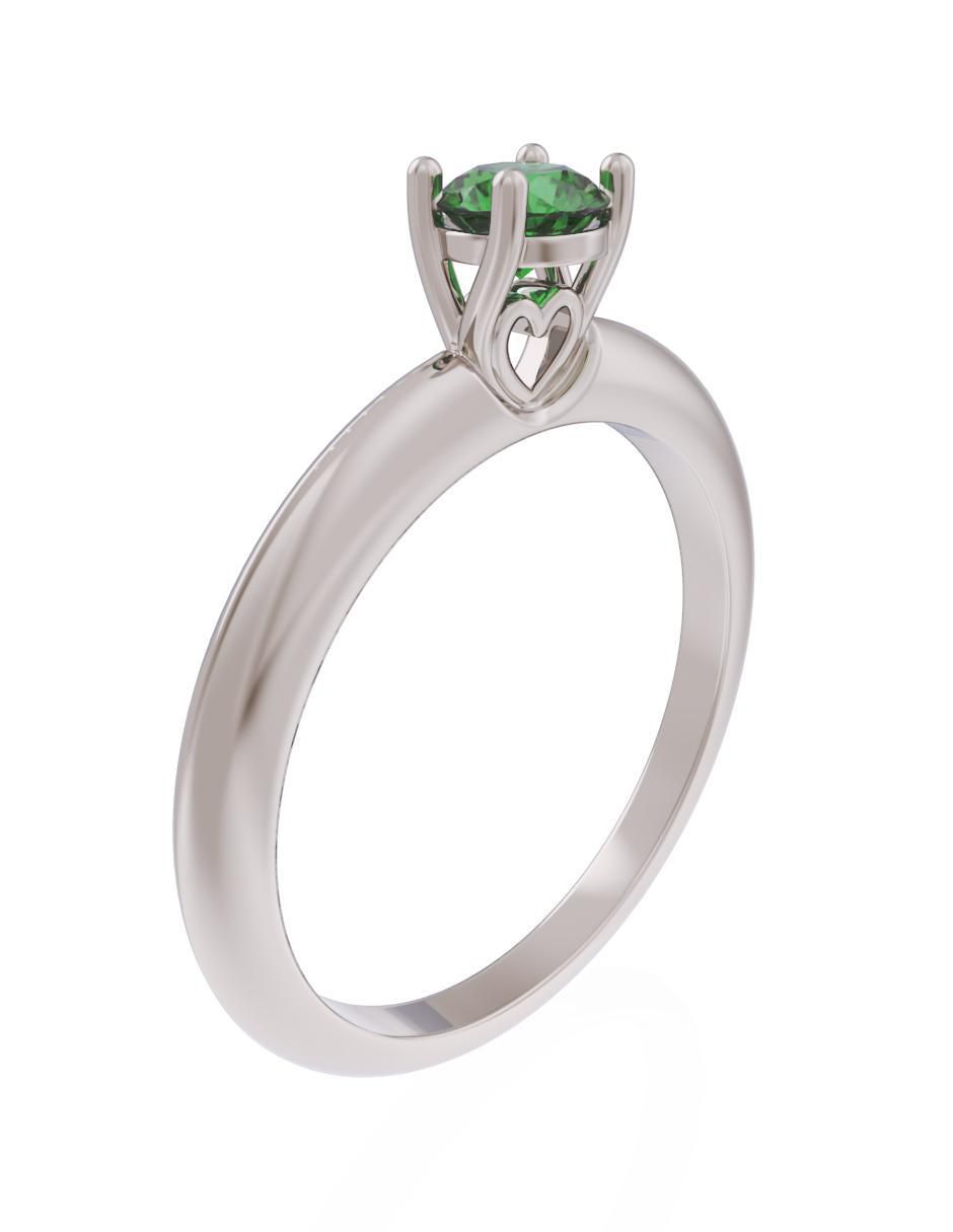 Anillo de compromiso 10 k Eternidad 2