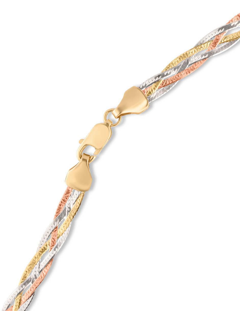 Collar de oro florentino 14 K 2