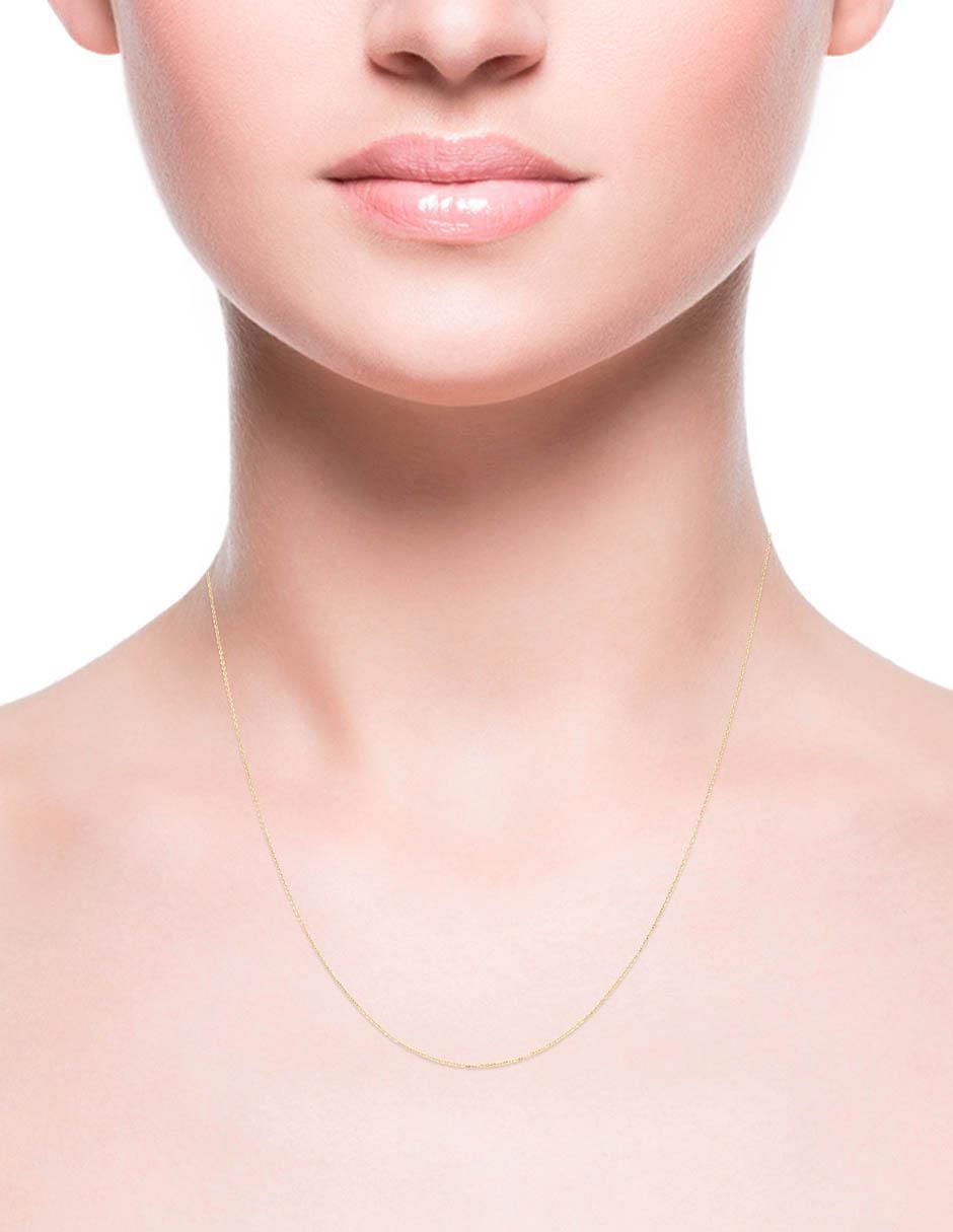 Collar de oro amarillo 14 K 4