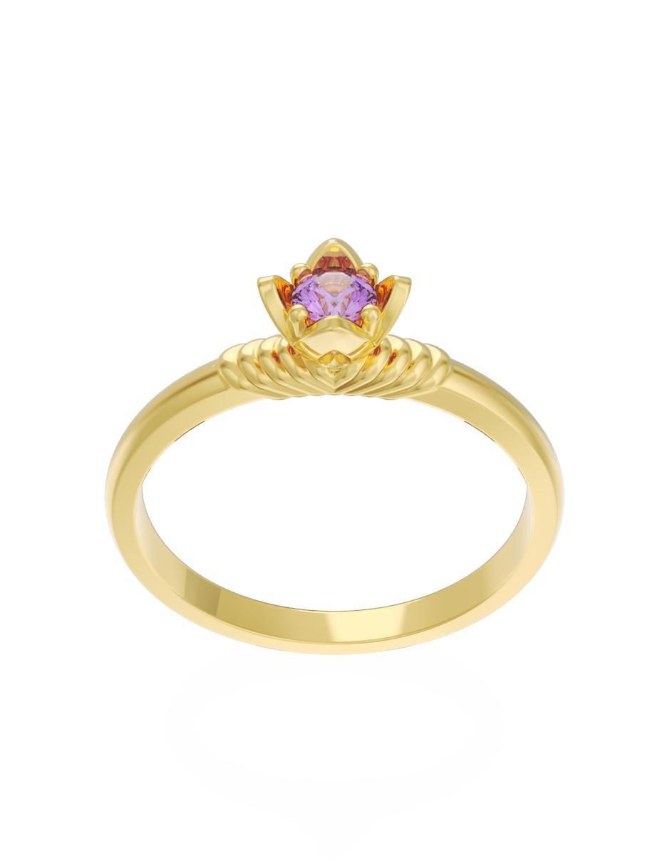 Anillo de compromiso 10 k Eternidad 2025 3