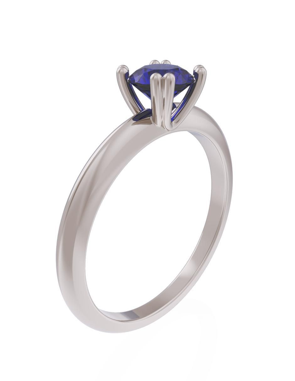 Anillo de compromiso 10 k Eternidad 3