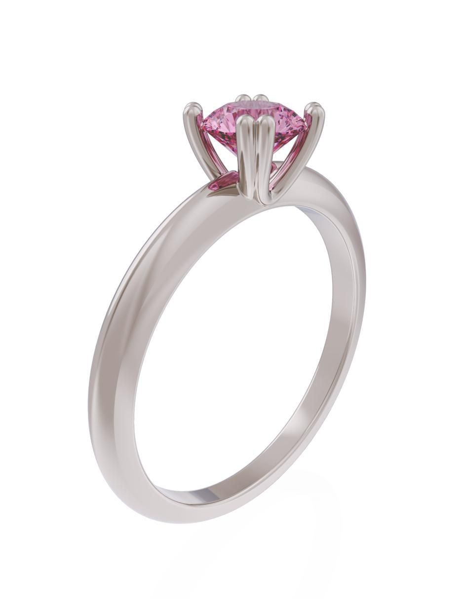 Anillo de compromiso 10 k Eternidad 3